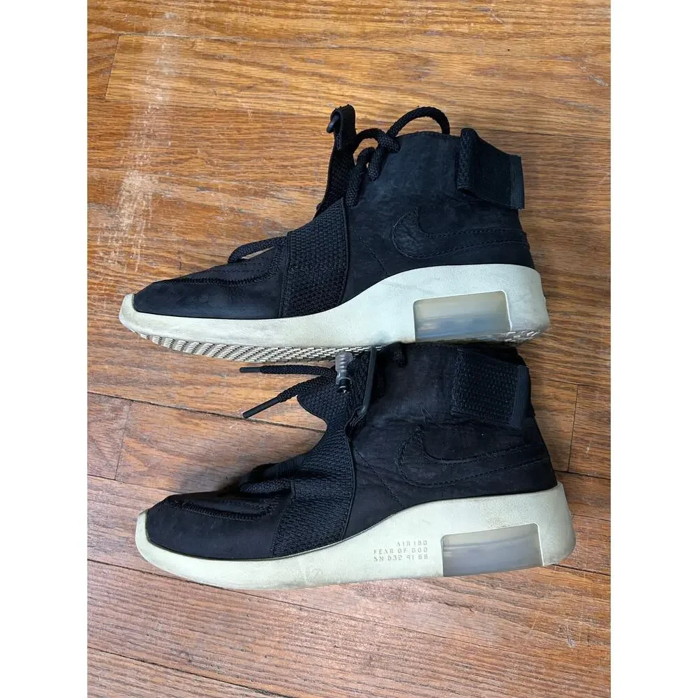 Nike Air Fear of God 180 Black AT8087-002 Men 4.5 / Women 6 Jerry Lorenzo FOG